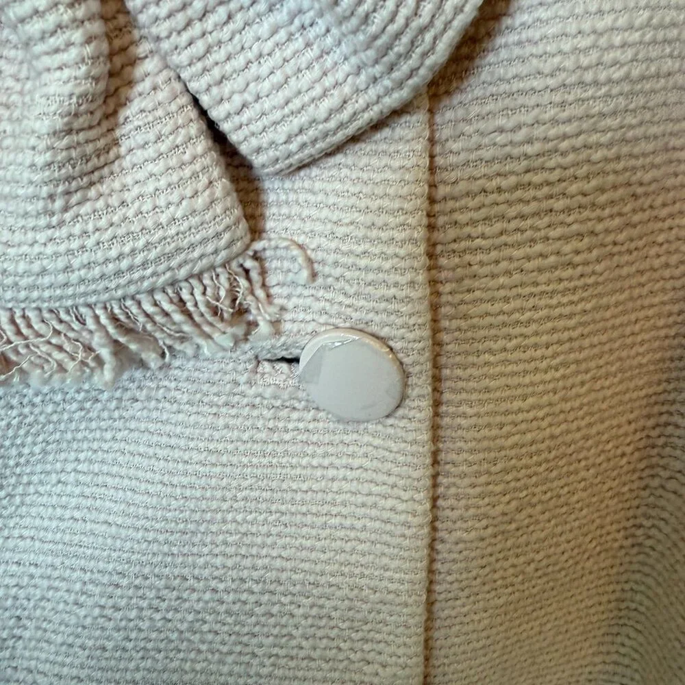 NEW, Unworn Kate Spade Pink Tweed Bow Coat Size XL - Picture 5 of 7